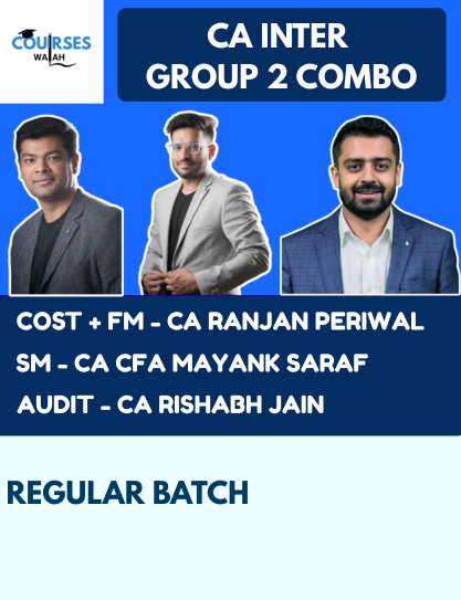 CA Inter Group 2 Full Course Combo By CA Ranjan Periwal, CA Mayank Saraf and CA Rishabh Jain