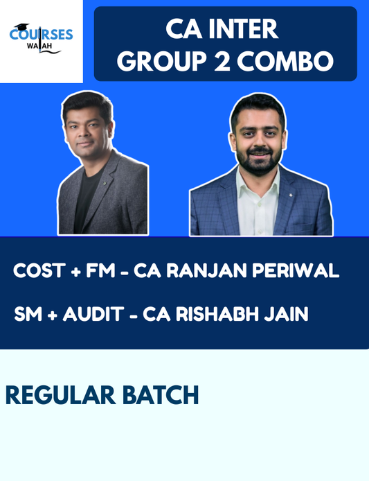 CA Inter Group 2 Full Course Combo By CA Ranjan Periwal and CA Rishabh Jain