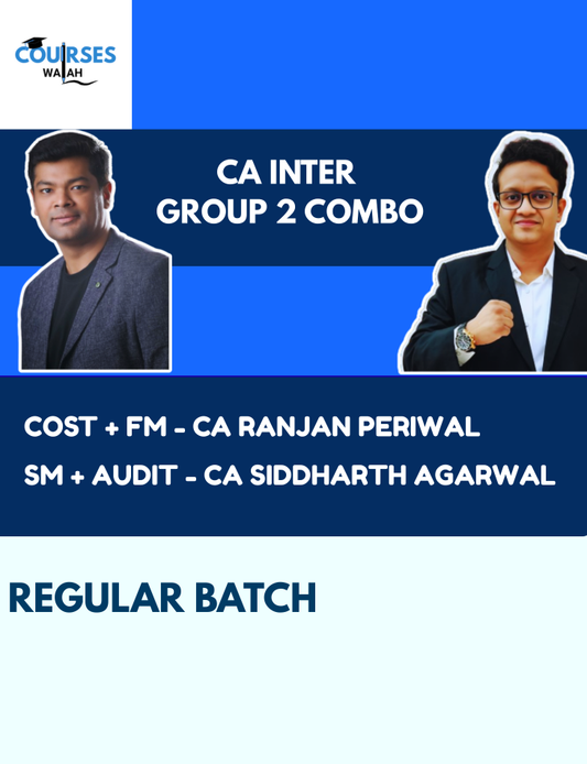 CA Inter Group 2 Full Course Combo By CA Ranjan Periwal and CA Siddharth Agarwal