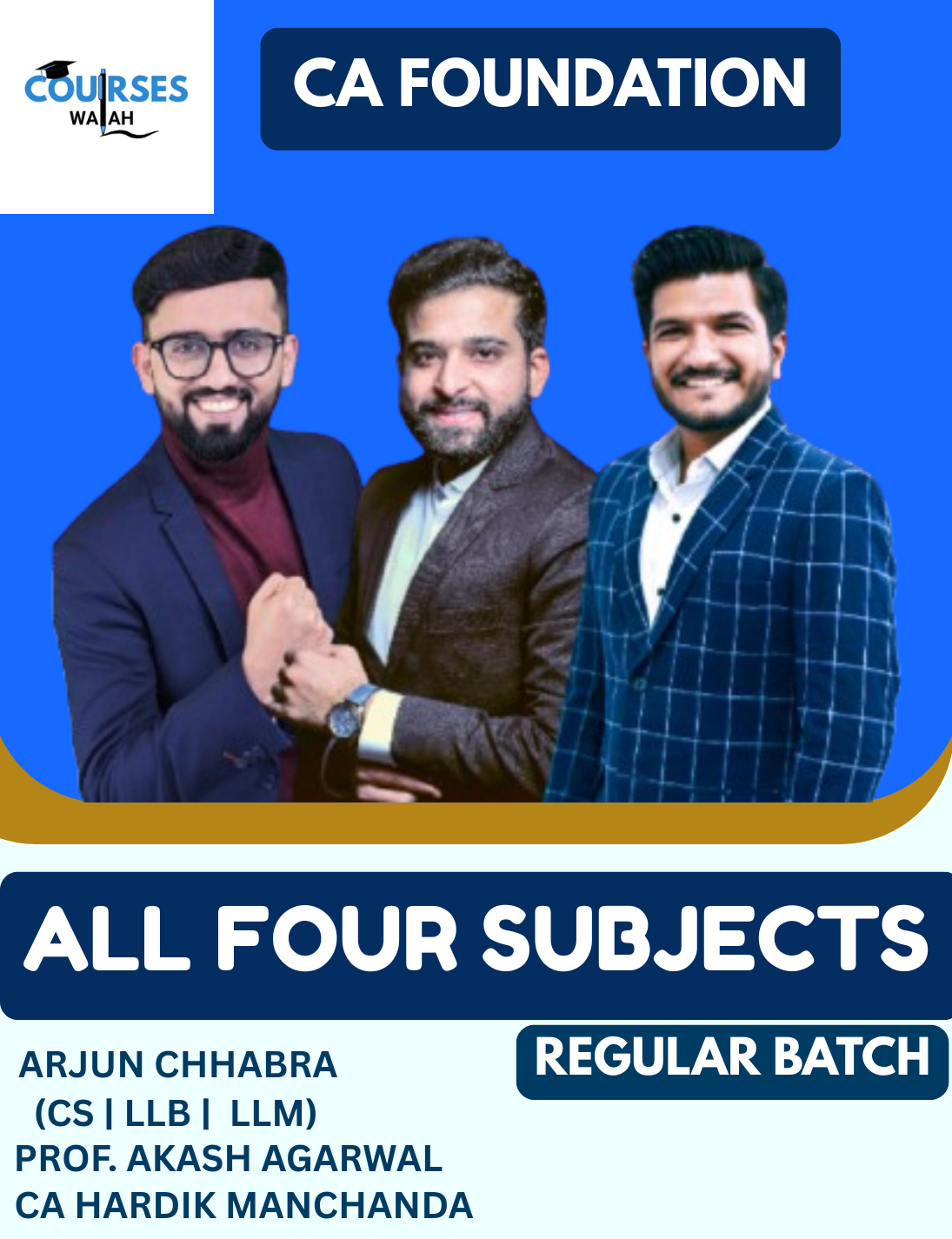CA Foundation All Subjects Combo (Regular Batch) Jan & May 26
