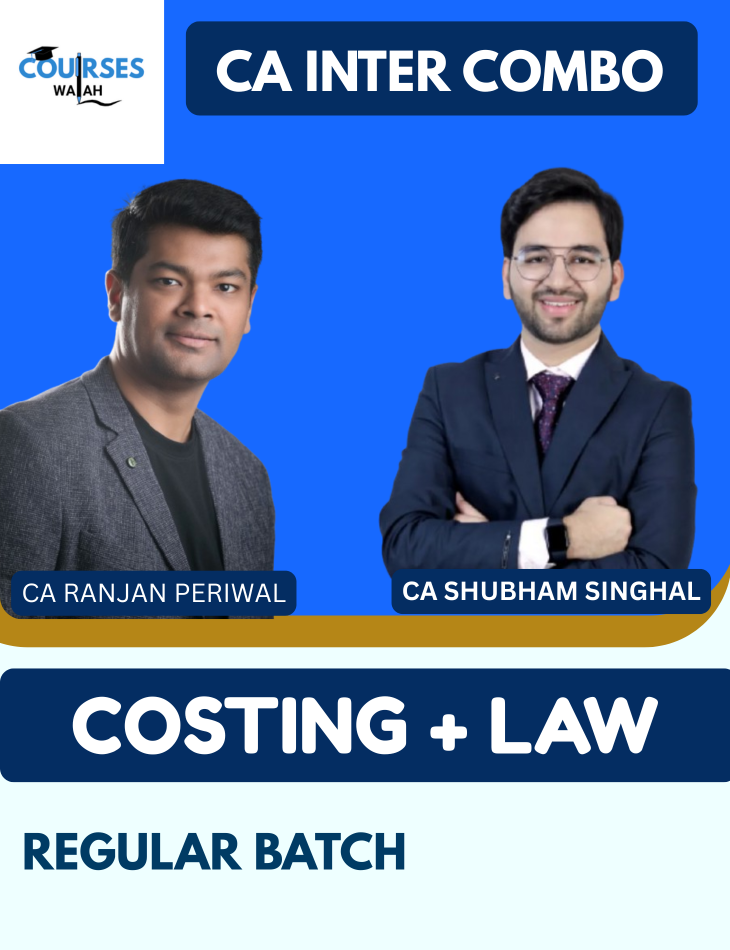CA Inter Combo of Cost And Management Accounting & Law (Regular Batch) By Ranjan Periwal & Shubham Singhal