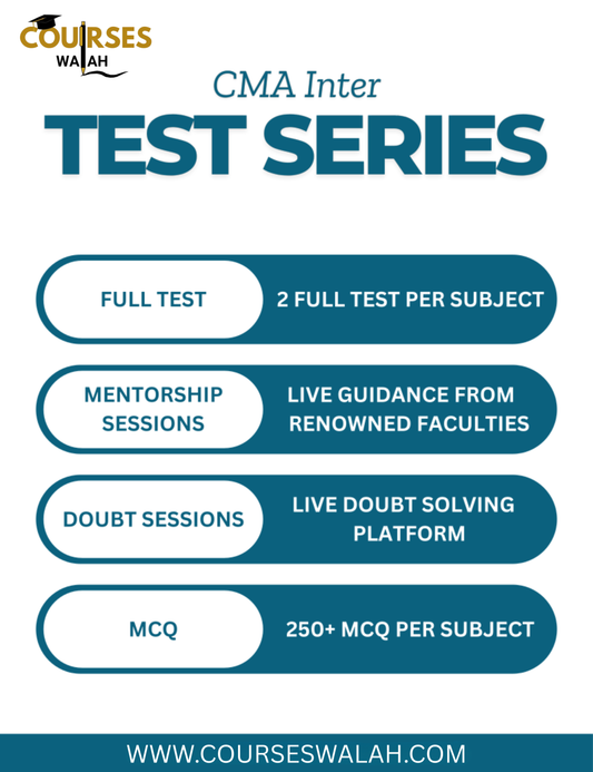 CMA Inter Full Test Series for Dec 25