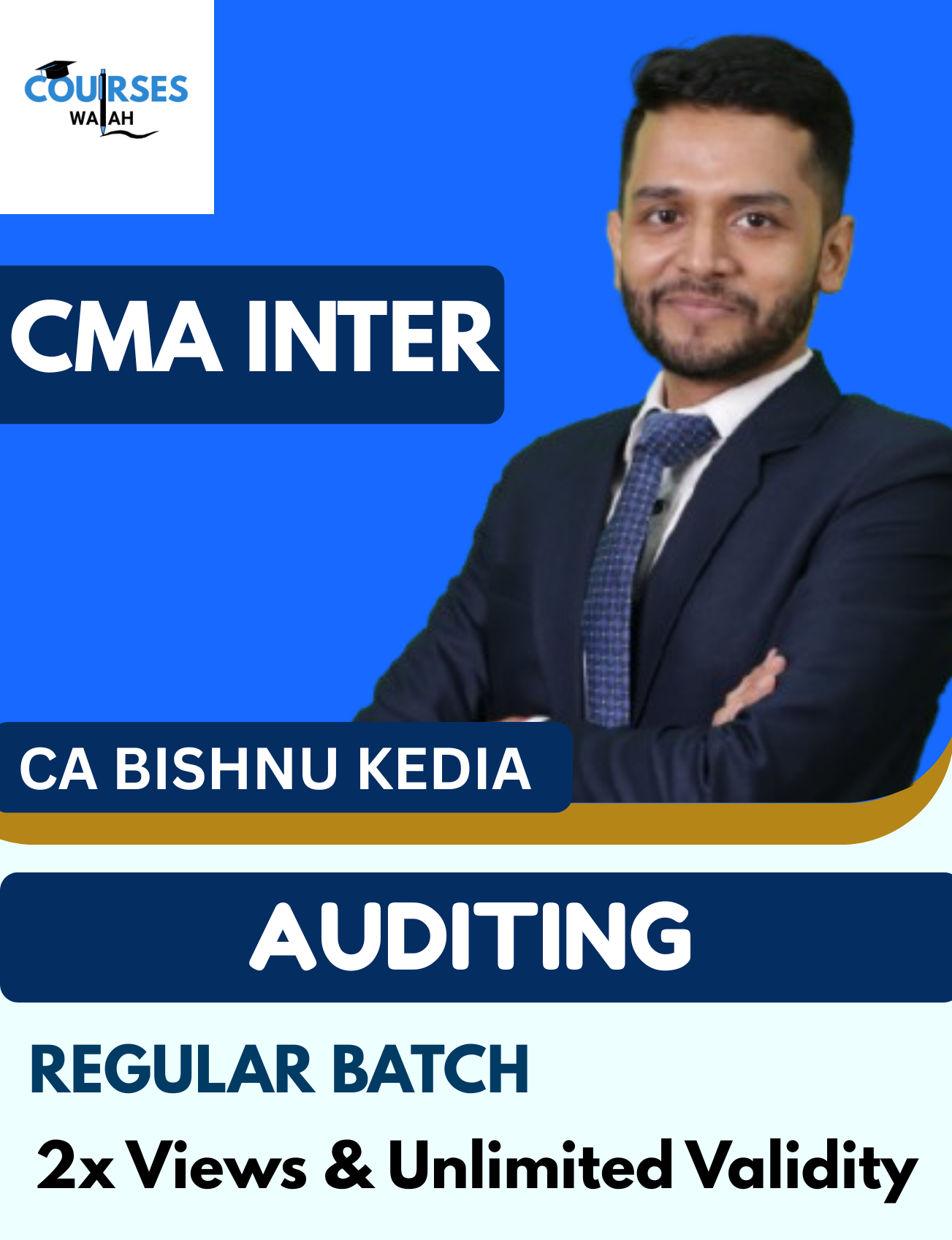CMA Inter Auditing (Regular Batch) By CA CMA CS Nikkhil Gupta (2x)