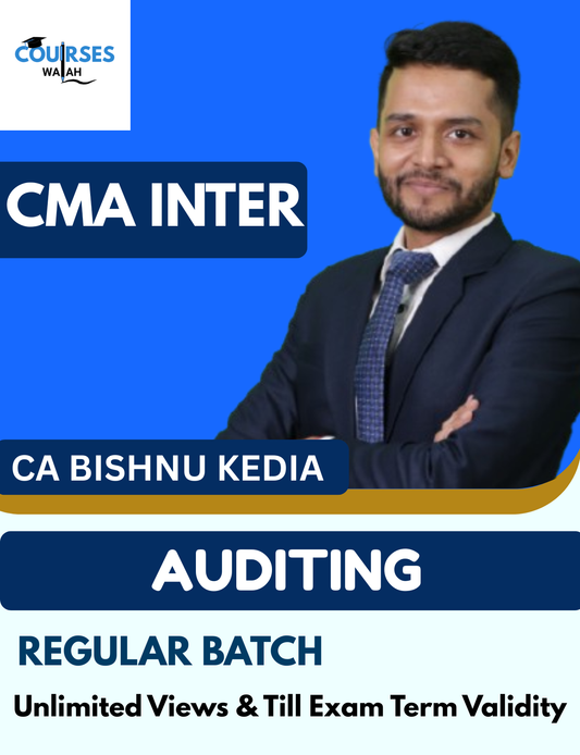 CMA Inter Auditing (Regular Batch) By CA CMA CS Nikkhil Gupta (UV)